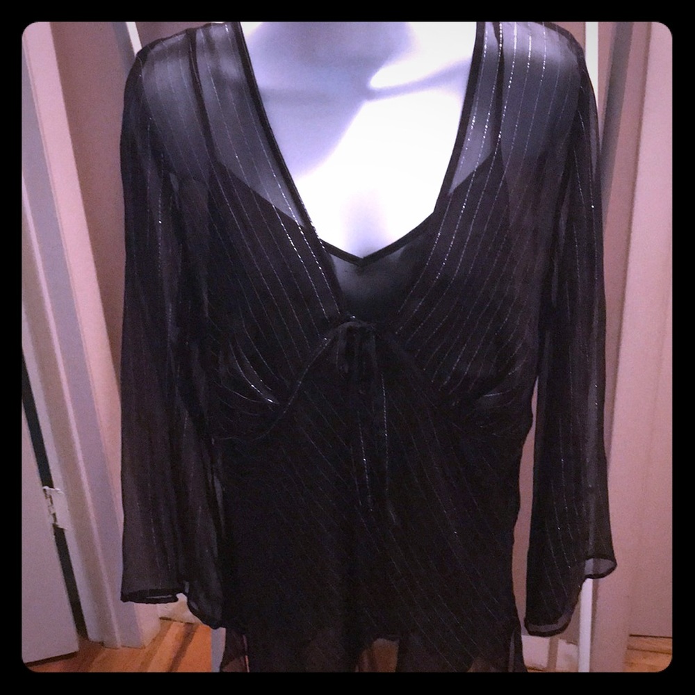 NWOT Fashion Bug Blouse with Tank Top, 14/16